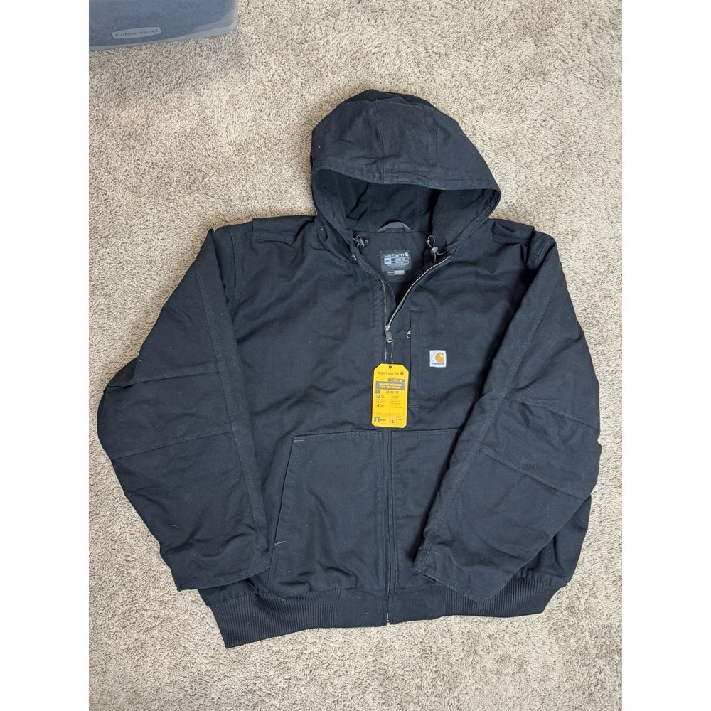 Carhartt Full Swing Jacket 5XL NWT Loose Fit Washed Duck Fleeced Hooded 103371